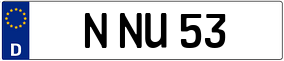 Truck License Plate